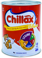 Lon Thiếc Đựng Sữa Chillax 400g - In Bao Bì Sữa Bột